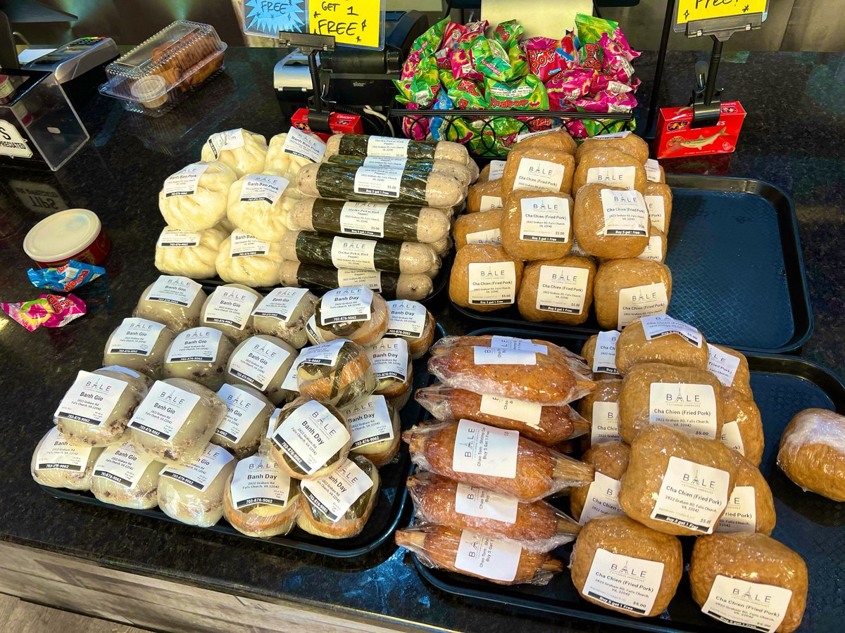 LeighTobes's tweet photo. Ba Le, Graham road—mandatory stop for egg rolls (pork, cha gio). Extra fish sauce, please!🙏 Don’t sleep (for real) on the Vietnamese iced coffee here; #Matcha from home😊 #PreciousCargo #HappyLaborDay🎊 https://t.co/NwwUwViRyb