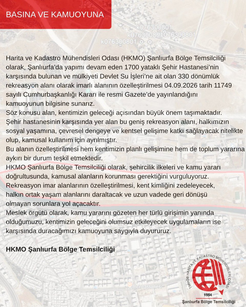 HaritaOdas66230's tweet photo. Rekreasyon alanın özelleştirilmesi hakkında basın açıklamamız. 
@TMMOBHKMO https://t.co/6nanQubebW