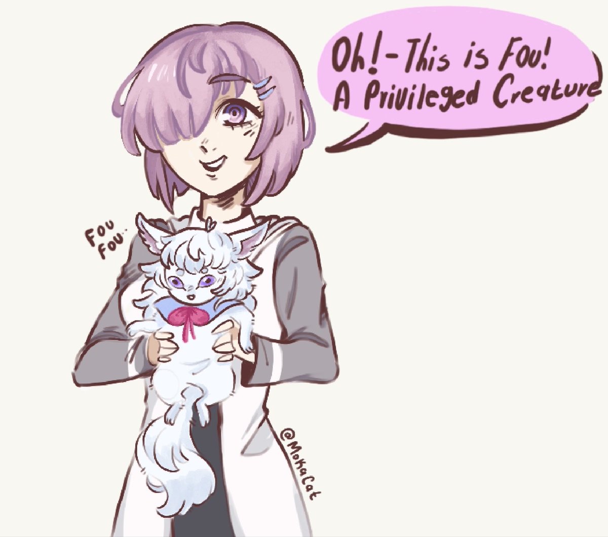 MokaCattt's tweet photo. Ya terminé el prólogo y si me gustó, siento que hizo muy bien en explicar lo básico pero sobre todo dejarte enganchado en el final para seguir con la historia, Mash me cayó muy bien parece autista pero agradable. FOU, UNA CRIATURA SUPERIOR 💅✨ https://t.co/2PGyMROsh8