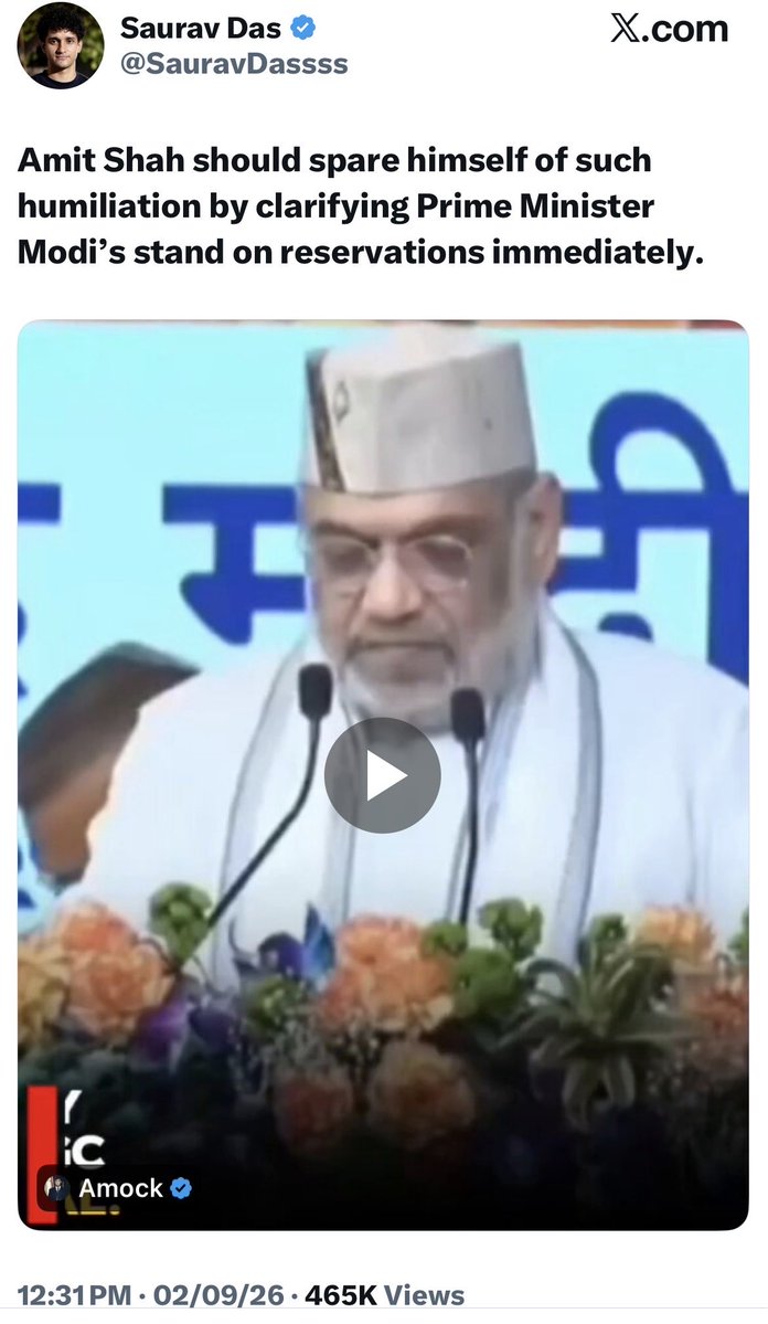 VijayGajeraO's tweet photo. Hello @gauravbhatiabjp Ji,

This foreign-funded CJP goon @SauravDassss is a repeated fake news peddler.

He posted fake news about @HMOIndia @AmitShah Ji two days ago, but he has still not removed it.

Please include such fake news to prove that he is a repeated offender. https://t.co/pbwT8mRJJY