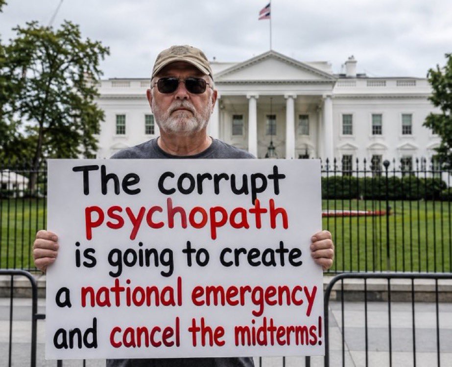 mjfree's tweet photo. You can feel it happening... and it's gonna get darker and more dystopic each day leading up to 11/3... the pompous prick is desperate, and that is not safe for the USA. https://t.co/i14RJegaxS