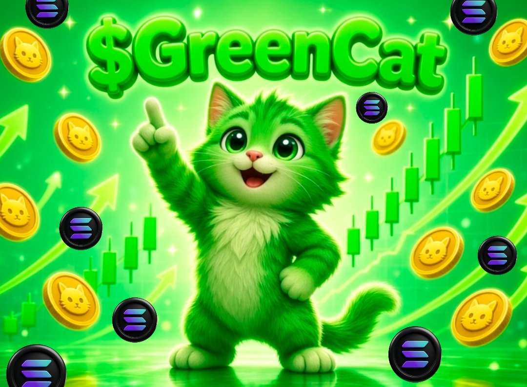 GreenCatCrypto's tweet photo. https://t.co/7kQjGGLJ3Z #crypto #memcoin #solana #bullish https://t.co/czNnazP9hN
