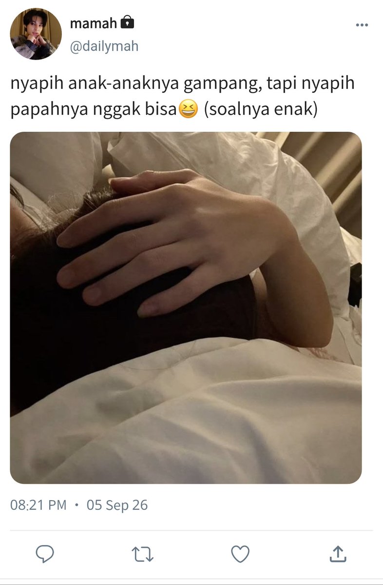 svnjkerash's tweet photo. #sungjake few tweet au

—judulnya mamah papah

; intinya daily keluarga kecil yang isinya orang-orang sibuk semua🤭 https://t.co/qV36emotcn