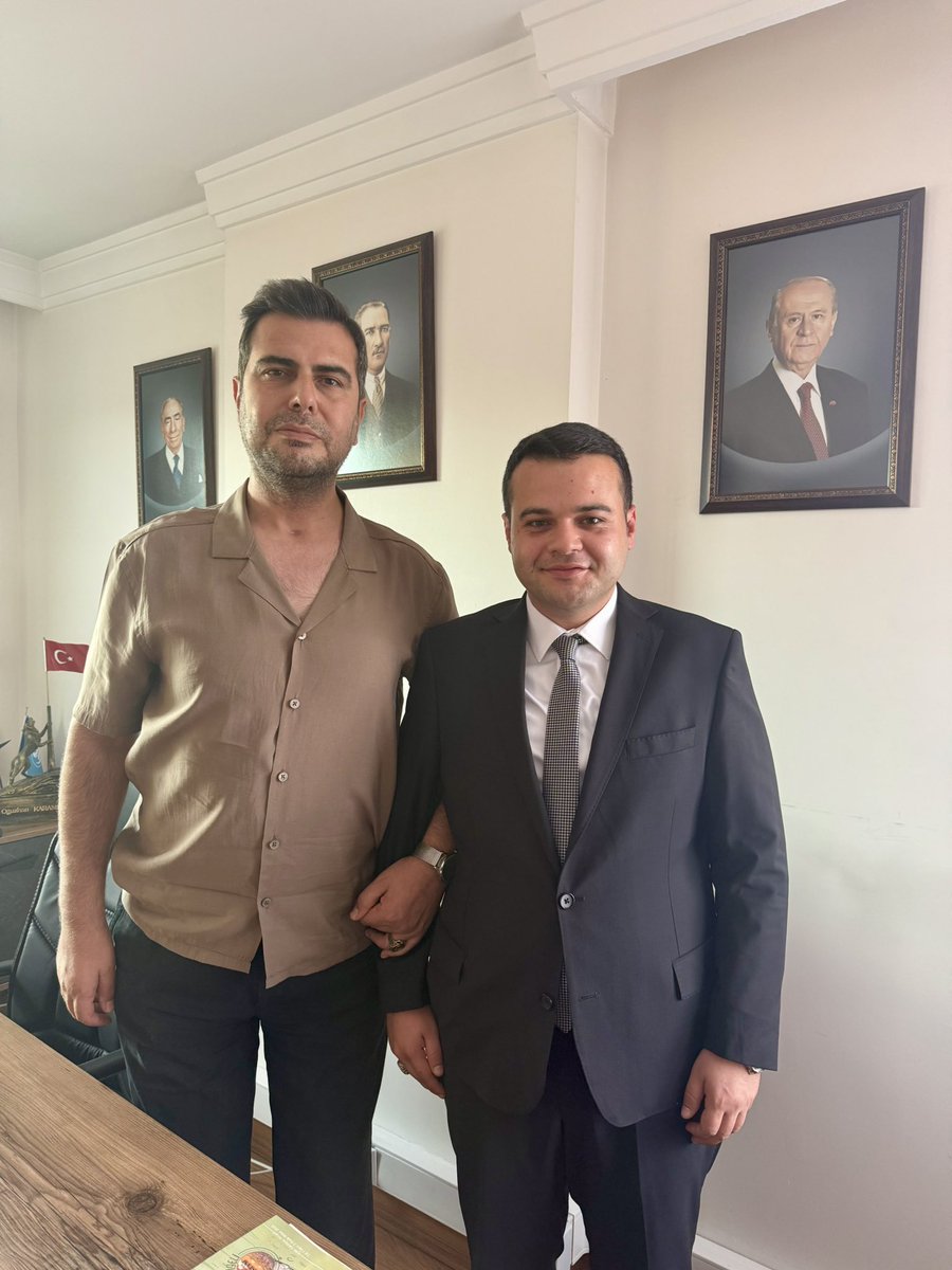 behcettyildiz's tweet photo. Çok Kıymetli Ülkü Ocakları Genel Başkan Yardımcımız Sn.Oğuzhan Karamık’ı ziyaret ettim.Rabbim varlığını daim eylesin. https://t.co/pjAL1xMvkw