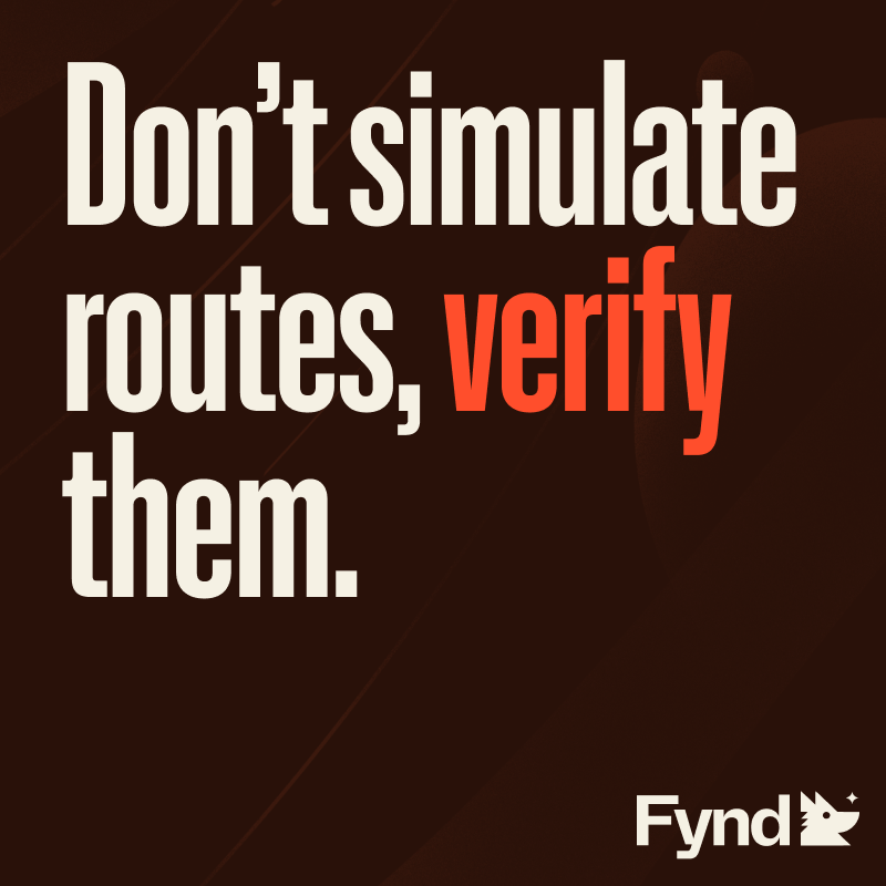 PropellerSwap's tweet photo. If you can't verify the route, you don't control it.

Take control.

fynd{dot}xyz https://t.co/grreBDYJ8I