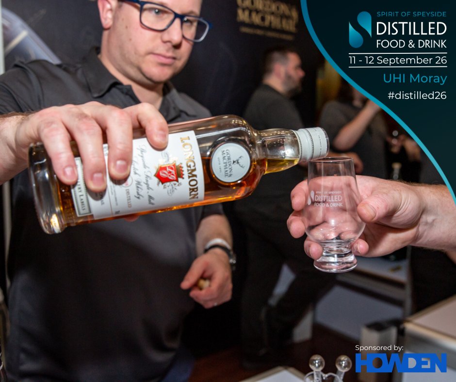 distilledscot's tweet photo. A taste of tomorrow, today. Gordon &amp; MacPhail match spirit from across Scotland to their own casks, creating whiskies found nowhere else.

Benromach single malt and CRN57° from The Cairn join them at #Distilled26.

UHI Moray, Elgin, 11-12 Sept.

Tickets: https://t.co/i6XC4jxQuw https://t.co/xN69wacDVZ