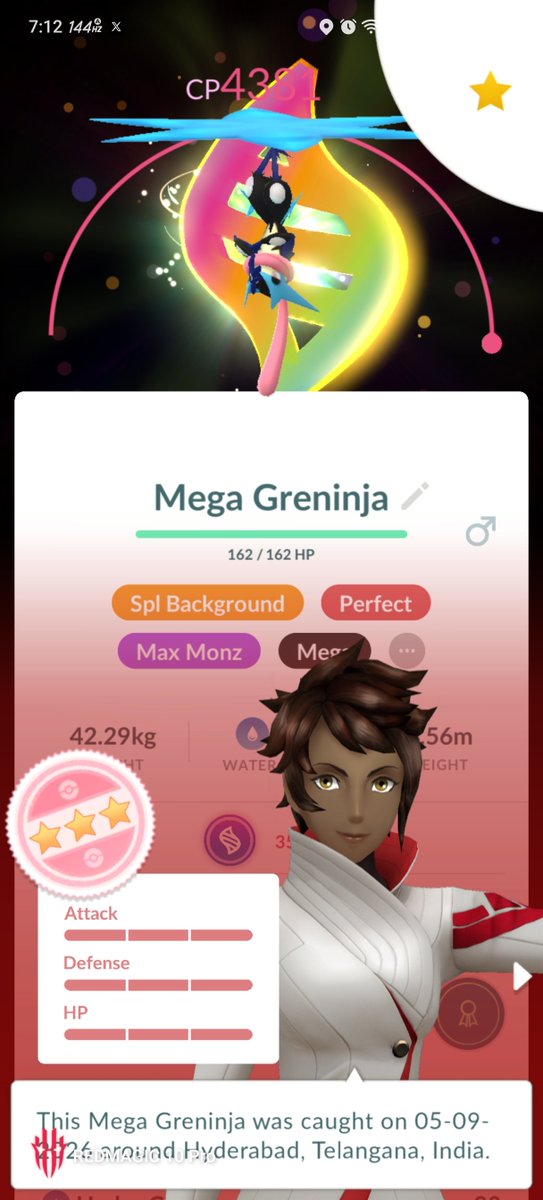 rayambaram's tweet photo. Let's Goooo...... Hundo Bg Mega Greninja🔥🔥🔥
Im really loving the animation of Mega Greninja on screen 🥰🥰🥰🥰
#PokemonGO #Pokemon #MegaGreninja #Greninja #SpecialBackground #GOFest2026 #MegaFinale https://t.co/tNbwEgIL6Q