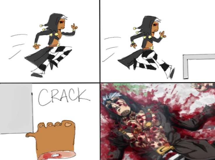 yaoiguyrisotto's tweet photo. this trend is so funny #jjba https://t.co/VaSSF0KzwX