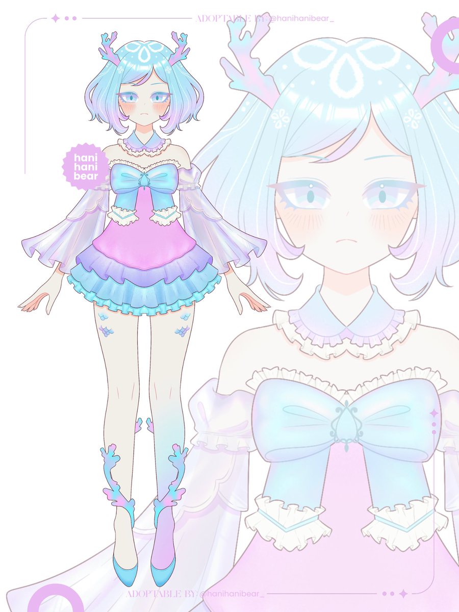 hanihanibear_'s tweet photo. 🪼🫧 Dreamy Jellyfish Adoptable Character Design

• NO RULES 
• STRICTLY NO REFUNDS AFTER PURCHASE 
• OUTFIT CAN BE USED FOR ANOTHER CHARACTER  

♡ + ↻ are greatly appreciated! ✨

#adopt #adoptable #oc

⬇ More info below ⬇ https://t.co/1HOwkbvepk