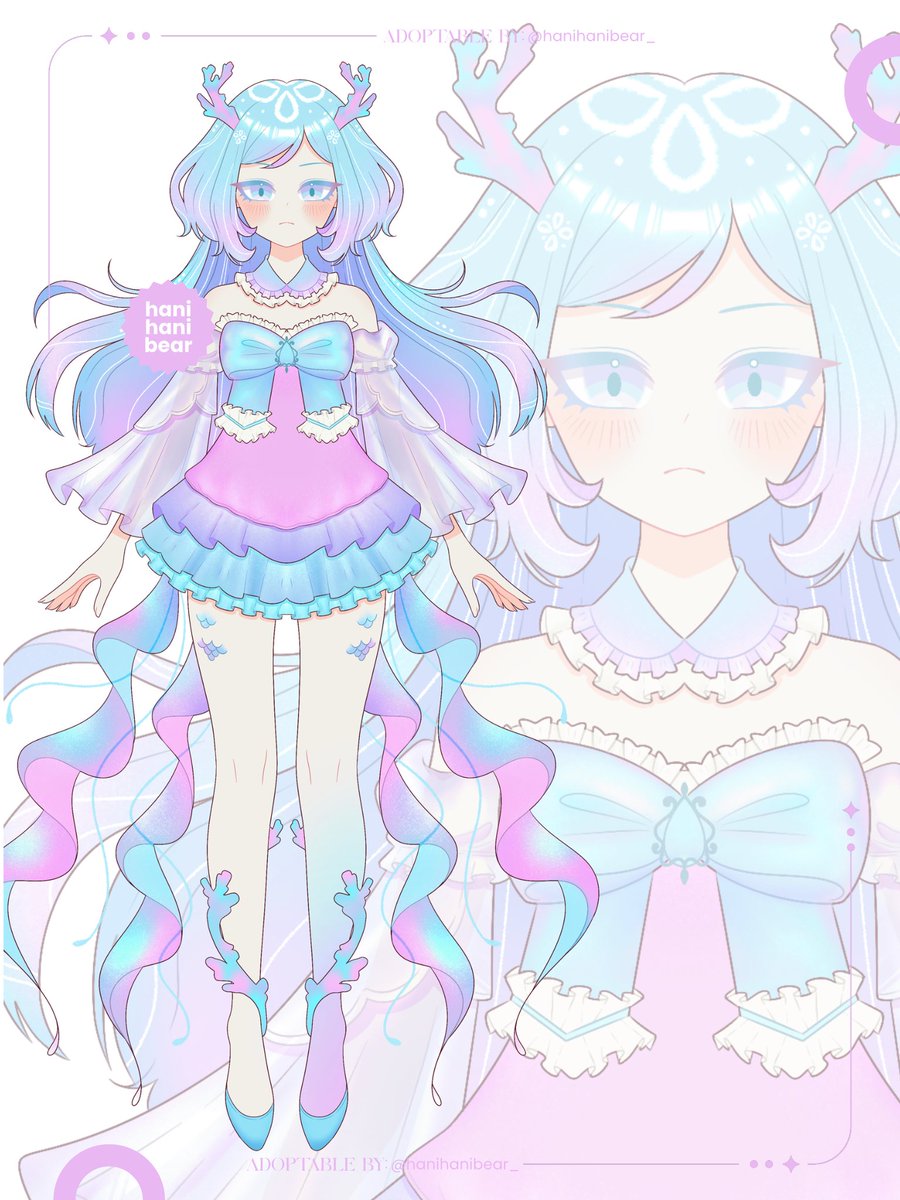 hanihanibear_'s tweet photo. 🪼🫧 Dreamy Jellyfish Adoptable Character Design

• NO RULES 
• STRICTLY NO REFUNDS AFTER PURCHASE 
• OUTFIT CAN BE USED FOR ANOTHER CHARACTER  

♡ + ↻ are greatly appreciated! ✨

#adopt #adoptable #oc

⬇ More info below ⬇ https://t.co/1HOwkbvepk