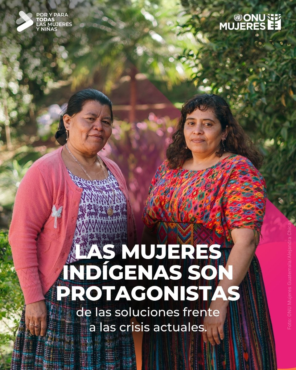 onumujeresgt's tweet photo. La conmemoración de este día nos recuerda la importancia de garantizar la participación plena, efectiva y significativa de los pueblos indígenas en la toma de decisiones que afectan sus vidas, sus comunidades y su futuro. https://t.co/KKZaA3PBAA