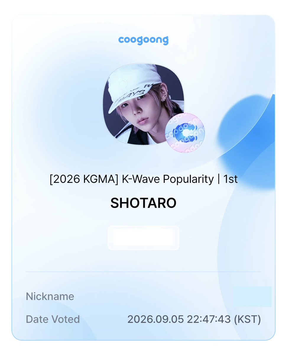 _shotarofbjp's tweet photo. 誕生日投票以外でショウタロウくんがノミネートされているもの🗳️
🔸coogoong🔸9/12.23:59まで
2026 KGMA K-Wave Popularity1st
https://t.co/wCUaEnOk7o
🔸UPICK🔸9/14.15:00まで
Best Position Match-Dancer
https://t.co/ET2pKmX51I
🔸 ktopstar🔸と🔸STARDOM🔸
2026 韓国社会貢献大賞予選K-POP個人
予選9/7.14:59まで
🔗https://t.co/XjpHxkLq92