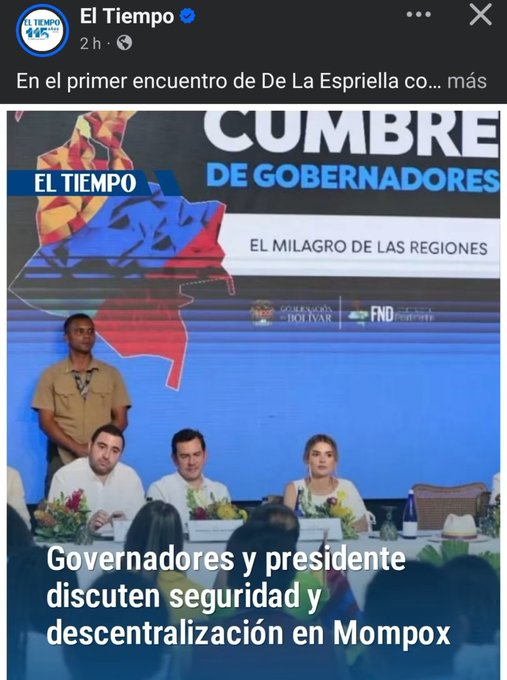 Matador000's tweet photo. ¿Governadores? qué gran calidad de periodistas tiene @ELTIEMPO 
¡Felizitasiones! https://t.co/Gf4Q8Fzec9