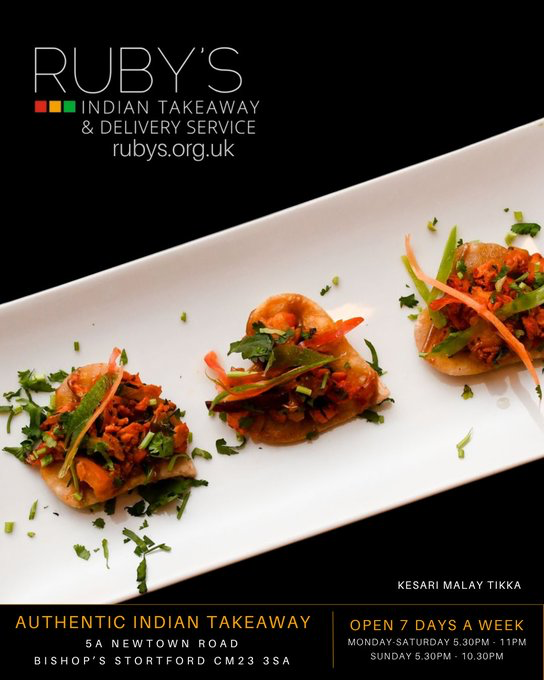 RubysIndian's tweet photo. 🔥Kesari Malay Tikka🔥
Sweet. Rich. Irresistible.

Tender chicken tikka infused with sweet aromatic herbs and almond, creating a beautifully rich and delicately mellow South Indian flavour 😋🥘🌶️

ORDER ONLINE
🔗https://t.co/mqy8djDGy4

#RubysIndianTakeaway #CurryNight https://t.co/vKeEcky1YJ