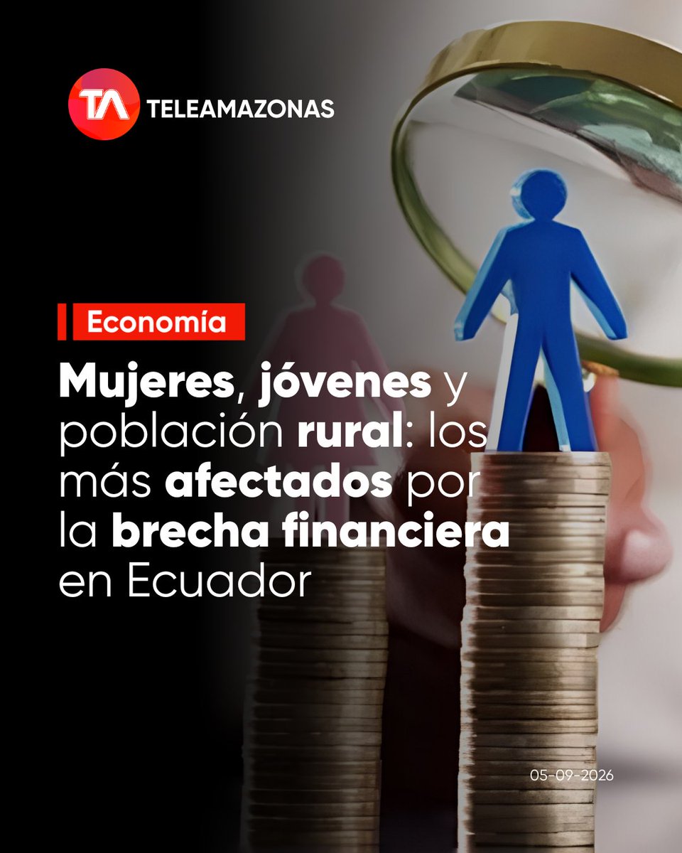 teleamazonasec's tweet photo. 📉 https://t.co/jprkx0tt73 👉 El 56% de las personas con mayores dificultades financieras en Ecuador son mujeres, mientras un tercio corresponde a jóvenes de entre 18 y 25 años, según revela un reciente estudio sobre #Economía y brechas de desigualdad. https://t.co/5T1tqt4RTv