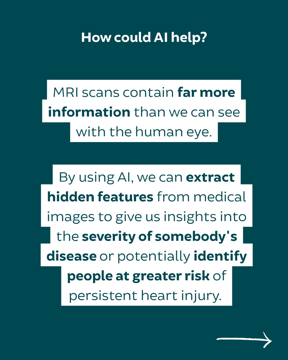 Barts_Charity's tweet photo. What if AI could spot signs of heart disease that the human eye can’t see?

Dr Vijay Shyam-Sundar is a Cardiologist and a Barts Charity Fellow who, thanks to our funding, is exploring how artificial intelligence and machine learning could unlock more information from heart MRI scan. 

His research that could help doctors make more personalised decisions for patients suffering from heart inflammation and lay the foundations for AI tools to become part of everyday heart care.

We spoke to Vijay about his research, the potential of AI in healthcare and why he believes technology could help make advanced healthcare more accessible to patients in East London and beyond. 

Find out more on Linkedin 👉 https://t.co/pGQuDN5fqF