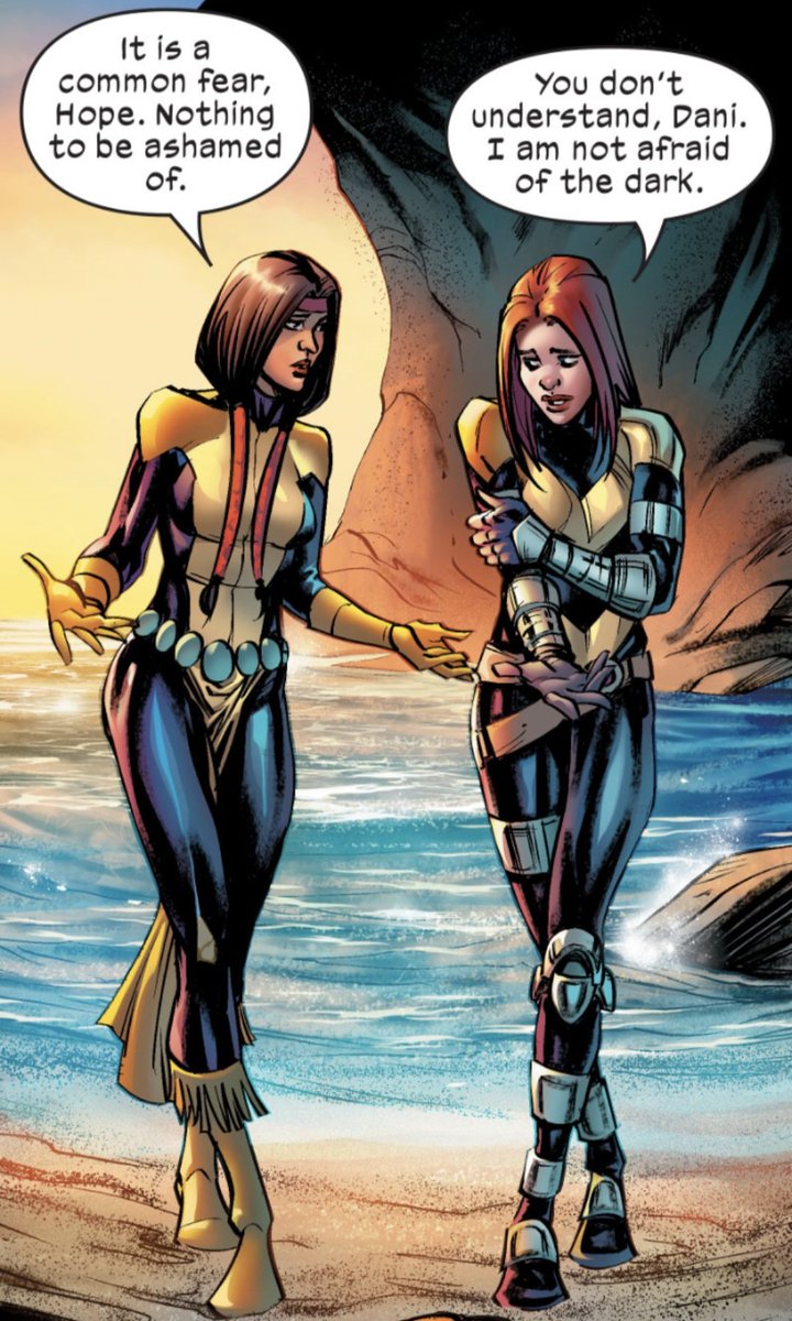 dailydmoonstar's tweet photo. ---dani and hope in x-men unlimited infinity comic (2021) #60 https://t.co/qwdPaZnQyv