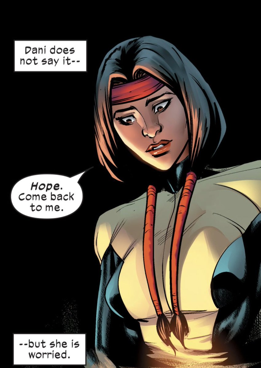 dailydmoonstar's tweet photo. ---dani and hope in x-men unlimited infinity comic (2021) #60 https://t.co/qwdPaZnQyv