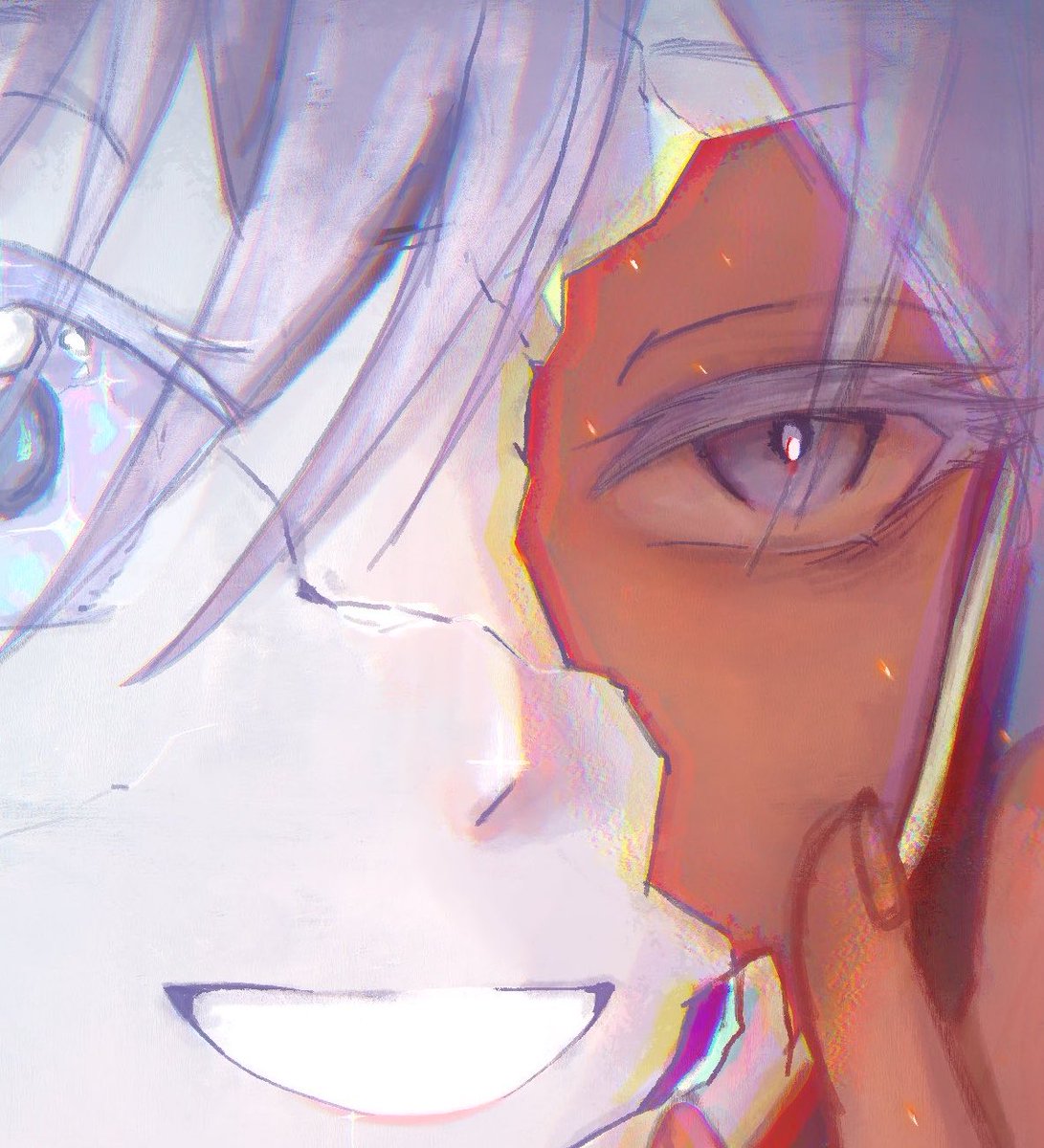 UkiKo_000's tweet photo. I really really love drawing Lena w something red around her or with tiny red highlights in her eyes… it’s like part of Shin is always with her that way https://t.co/AL4An2RdP1
