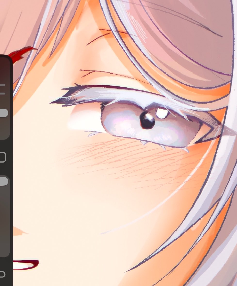 UkiKo_000's tweet photo. I really really love drawing Lena w something red around her or with tiny red highlights in her eyes… it’s like part of Shin is always with her that way https://t.co/AL4An2RdP1