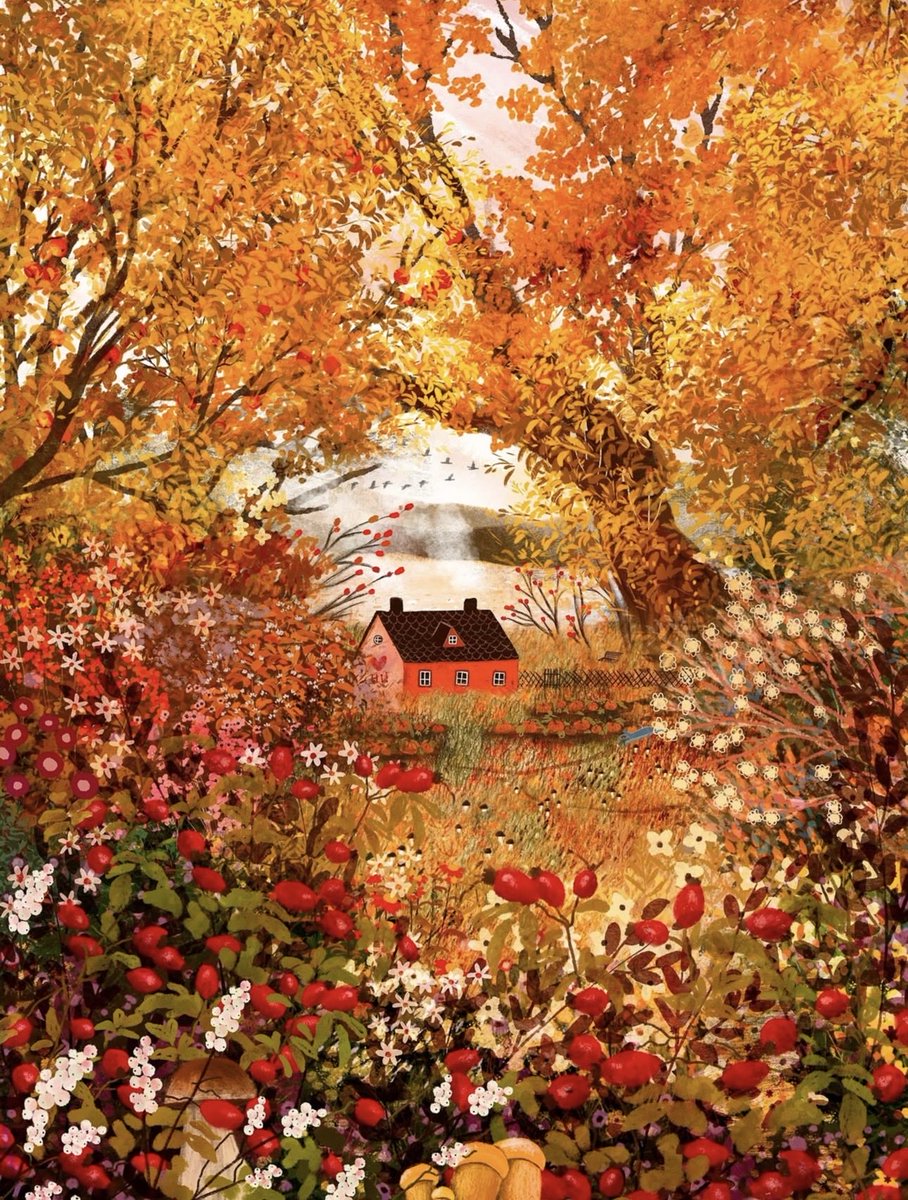 TitaniasRealm's tweet photo. "By all these lovely tokens, September days are here. With summer's best of weather and autumn's best of cheer."
- Helen Hunt Jackson

🎨 Laivi Põder https://t.co/ELwZaozKYk