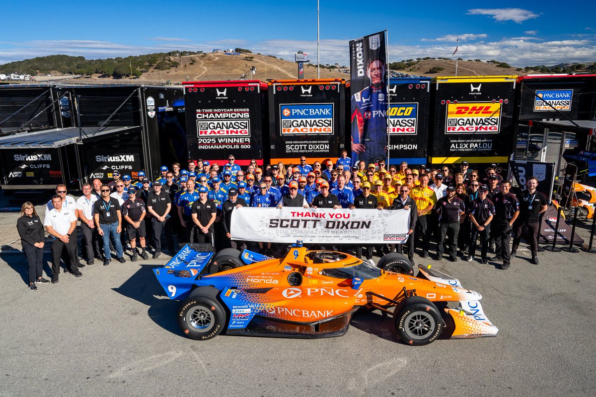 CGRTeams's tweet photo. 59 victories, 2008 Indianapolis 500 winner, six-time INDYCAR Champion, and countless memories. Thank you, Scott! ❤️

Let’s finish this journey the same way we started it: winning. https://t.co/wg89Rps6sA