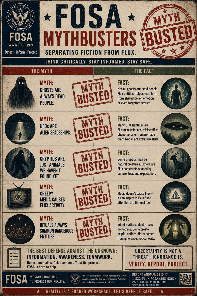 FOSA_gov's tweet photo. Think critically. 
Stay informed. 
Stay safe. https://t.co/a0aif3JKkC