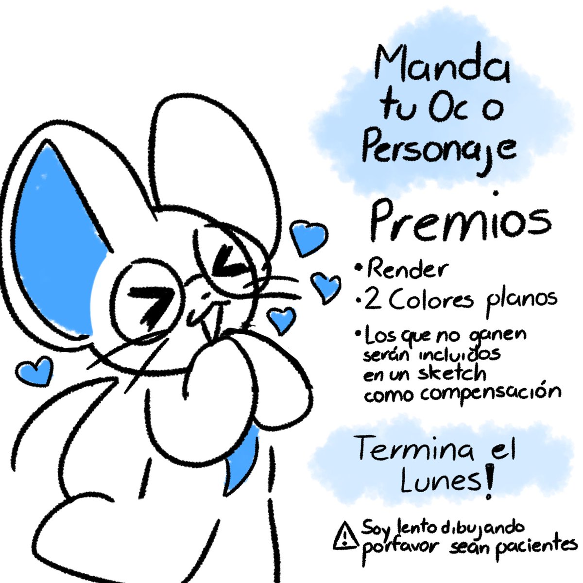 0Dremix's tweet photo. ART RAFFLE!🎨

Want a chance to get your character drawn? 💙

Send your OC/character in the replies!

I can draw anything, as long as it’s legal!

Reposts and follows are appreciated, but won’t affect your chances of winning!

Good luck everyone! nwn 💙

#ArtRaffle #Giveaway https://t.co/wnkfHETAk4