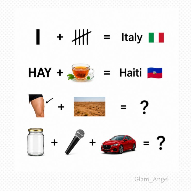 Glam_AngeI's tweet photo. Name the two countries?? https://t.co/JN9Dt6xFWN