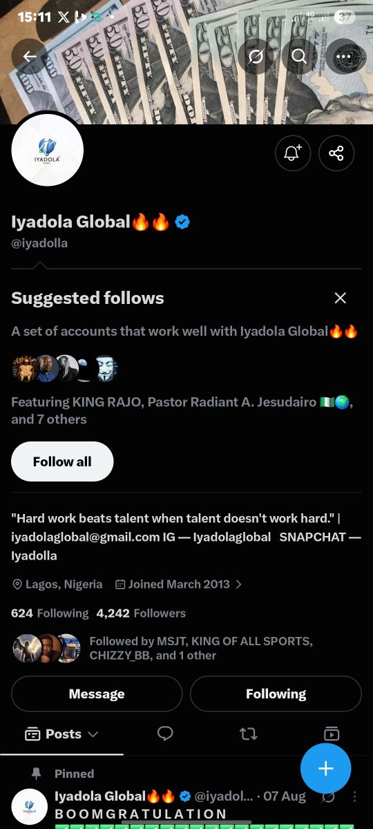 powerfbl_'s tweet photo. @officialmoore7 @iyadolla 30 millionnn??😂
8100987376 opay
Oya ooh I don drop am boss
God blesssss🙌 https://t.co/5uByblae1r