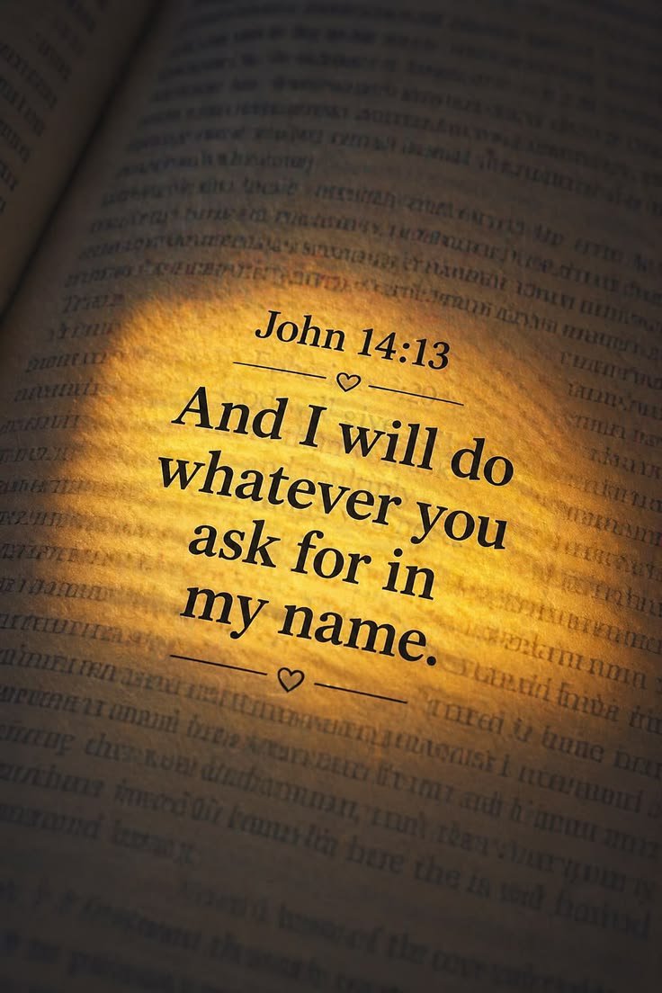 Jesuskingofki's tweet photo. "And I will do whatever you ask for in my name." https://t.co/YN0UsfF5M2