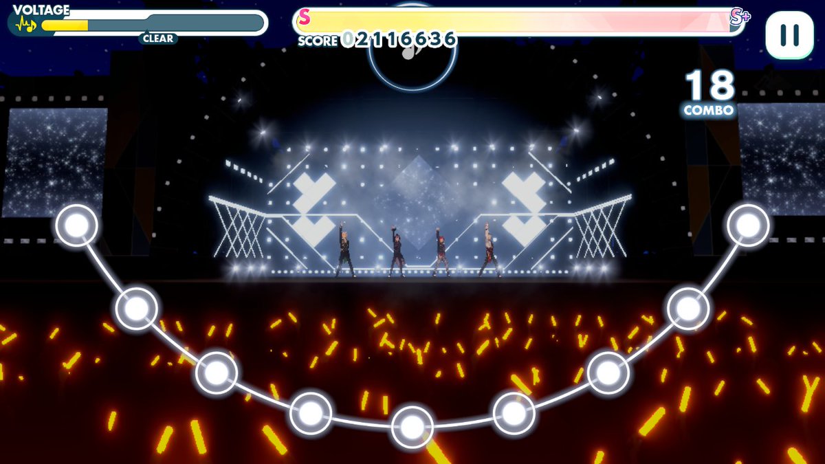 Dllr7Ba's tweet photo. 最後の方のフリックほぼ逆にしてこれ https://t.co/THrjad6OYq