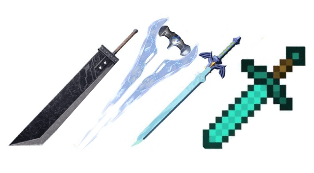 JustinD1224's tweet photo. It's definitely just this with an honorable mention to the keyblade.

I really don't understand any other arguments https://t.co/0Dppy5Ata6