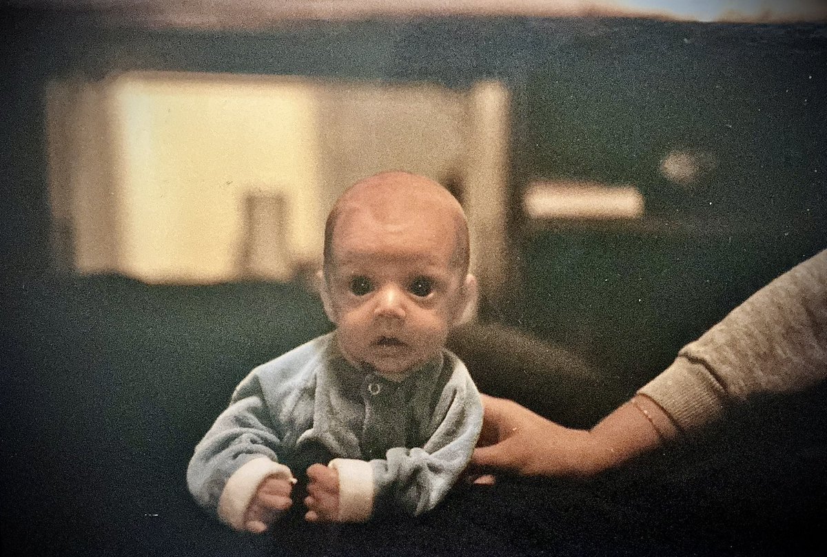 ODSPoor's tweet photo. My birthday is in 4 days, if you wish to contribute to my advocacy and disability survival, I'm turning 44 on 09/09.

Etransfer mitchelltremblay@live.ca
Amazon Wishlist https://t.co/vcywQp4M8C

Thank you very much so far $65 and cereal and almond milk from my wishlist. Much appreciated! This is one of the rare baby photos that survived my 20 years of hospitalizations and 7 times homelessness. 

#odsp #birthday #onpoli