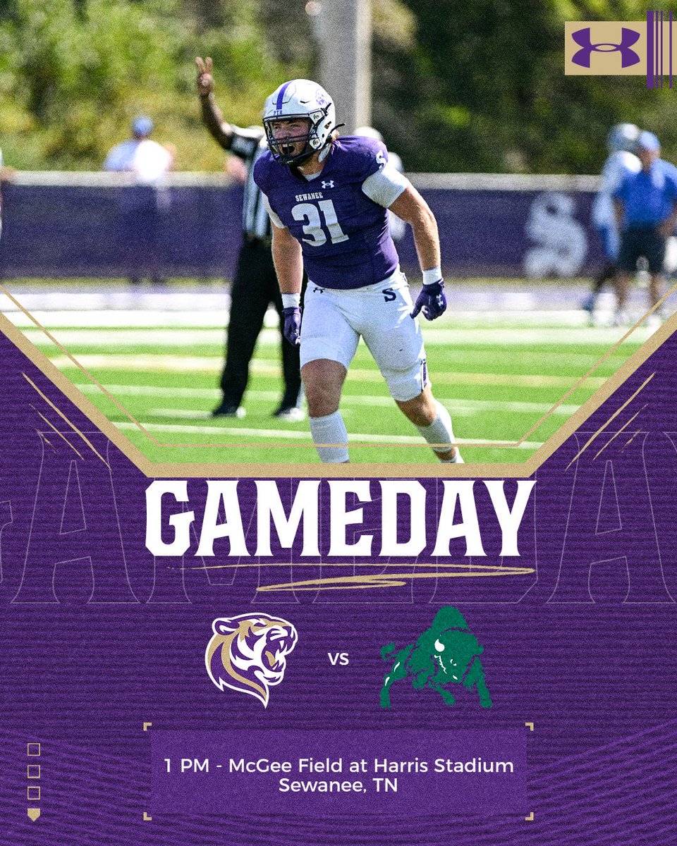 SewaneeFootball's tweet photo. Week 1 🐅 HOME OPENER 

Sewanee vs. Bethany
⏰ 1PM
📍 Sewanee, TN
🏟️ McGee Field at Harris Stadium https://t.co/P6pQDtSruj