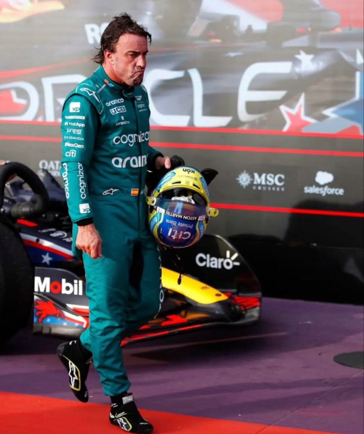 Pazdol1's tweet photo. Jesus Christ, Fernando is ANGRY
- "Try to avoid going on and off throttle"
- "HOW??? I FOLLOW PEOPLE"
- "Take a brake temp and go 1"
- "NO CHANCE"
After the lap a bunch of burnouts, punching the wheel and kicking the upper frame in frustration.
A horrible day for Aston yet again https://t.co/9bI4SqEJp5