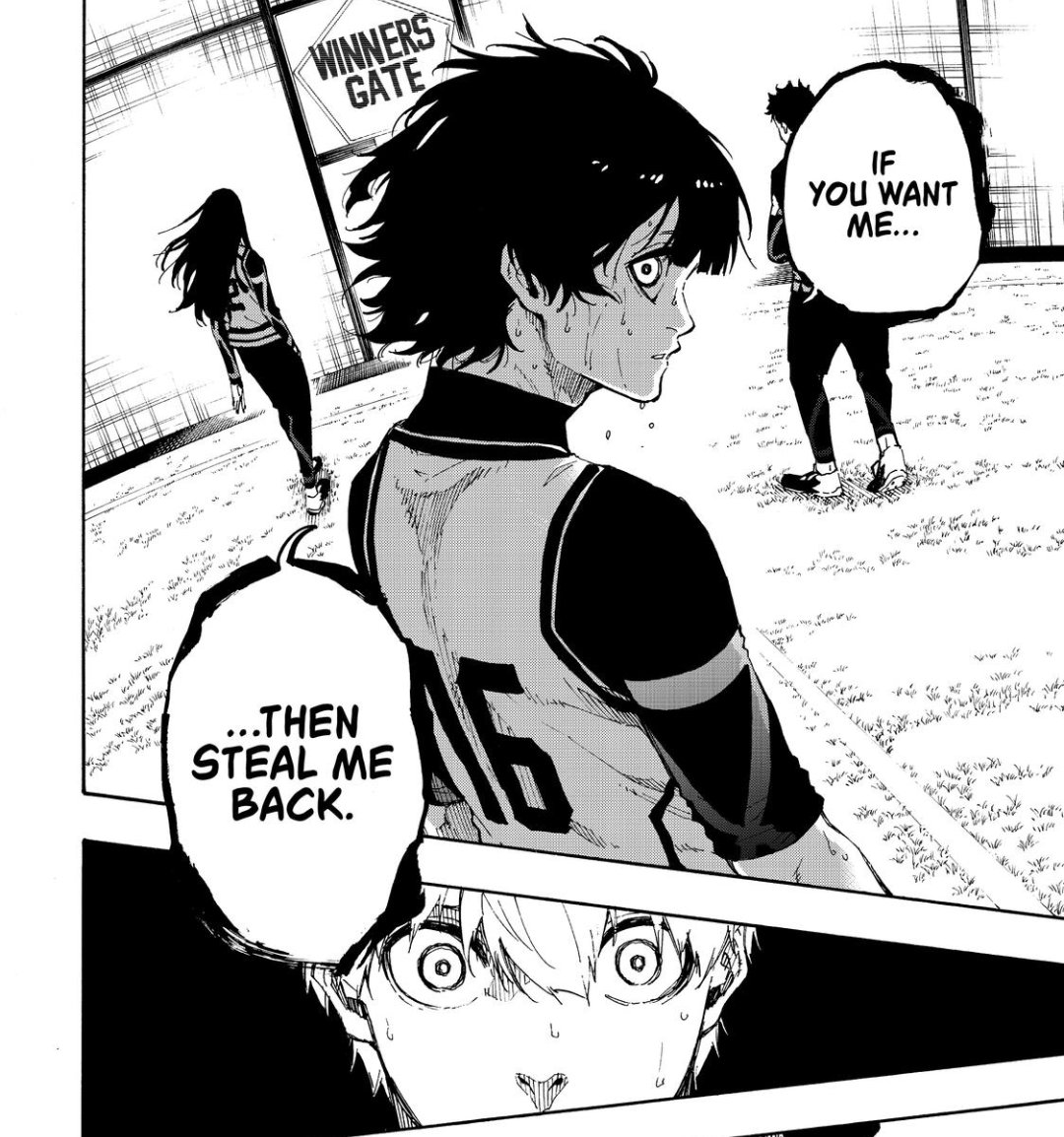Mikashiiro's tweet photo. One of the gayest moments in a manga full of gay moments this means something https://t.co/1bzfbh1YsV