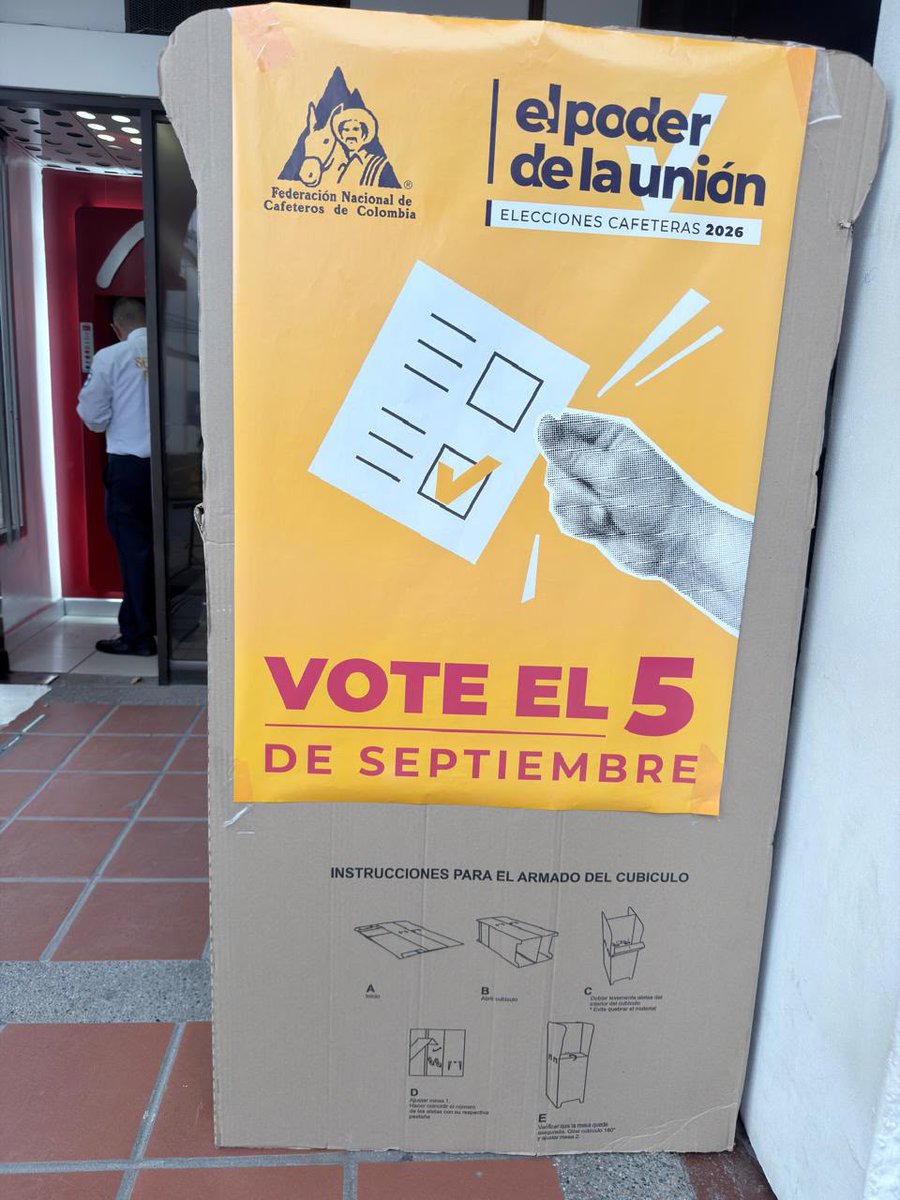 UltimaHoraCR's tweet photo. #Economía | Arrancan las elecciones cafeteras para elegir a los representantes de 15 comités departamentales de cafeteros y 395 comités municipales de la Federación Nacional de Cafeteros (@FedeCafeteros). 

Hay 2.950 mesas instaladas y 349.000 colombianos habilitados para votar durante este fin de semana.

https://t.co/v2vIVVHFXe