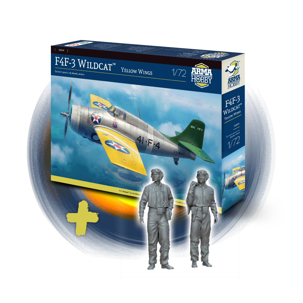 ArmaHobby's tweet photo. 🇬🇧 New Arma Hobby 1/72 preorders are live!
✈️ PZL P.11c “Pursuit Brigade”
✈️ F4F-3 Wildcat “Yellow Wings”
Extra sprues, 3D details & pilot figures available.
https://t.co/OaTS24vuPb
#ArmaHobby #PZLP11c #Wildcat #TTModelarze https://t.co/0kSqH3LrD9
