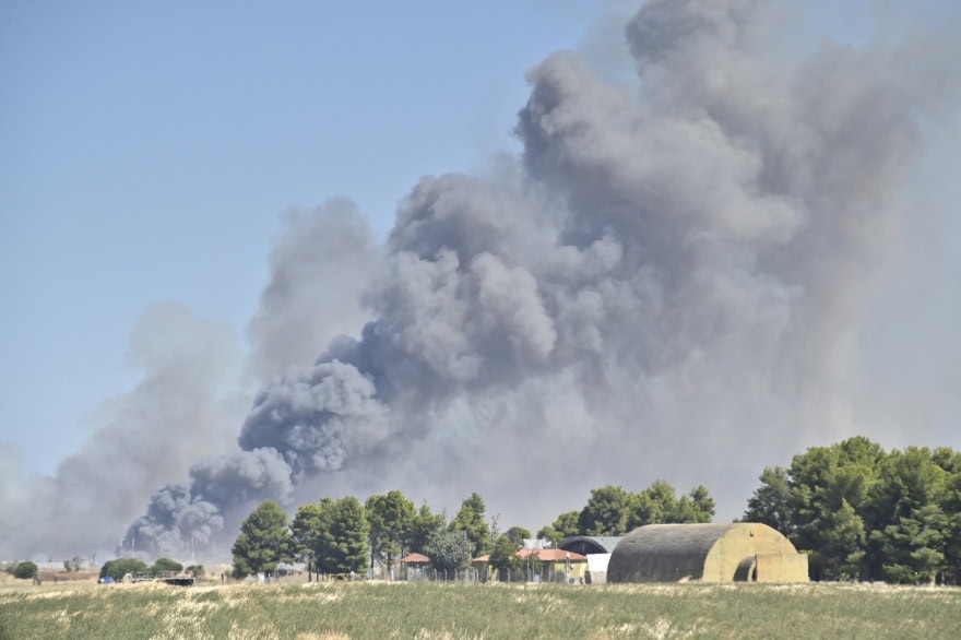 greekcitytimes's tweet photo. Two Greek Air Force pilots killed after F-4 Phantom crashes at Tanagra air show

Two Greek Air Force pilots have been killed after an F-4 Phantom crashed during a flying demonstration at Athens Flying Week 2026 in Tanagra. The aircraft crashed shortly a...
https://t.co/kQDpHHhO1c https://t.co/52yN6x5YEl