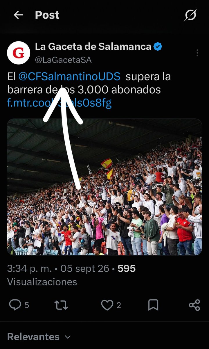 UDS_First's tweet photo. Hablando de faltas de respeto 
@LaGacetaSA esto qué es?
Y luego andáis llorando si os dicen que no entráis en el estadio. https://t.co/2Ux8uw82QL