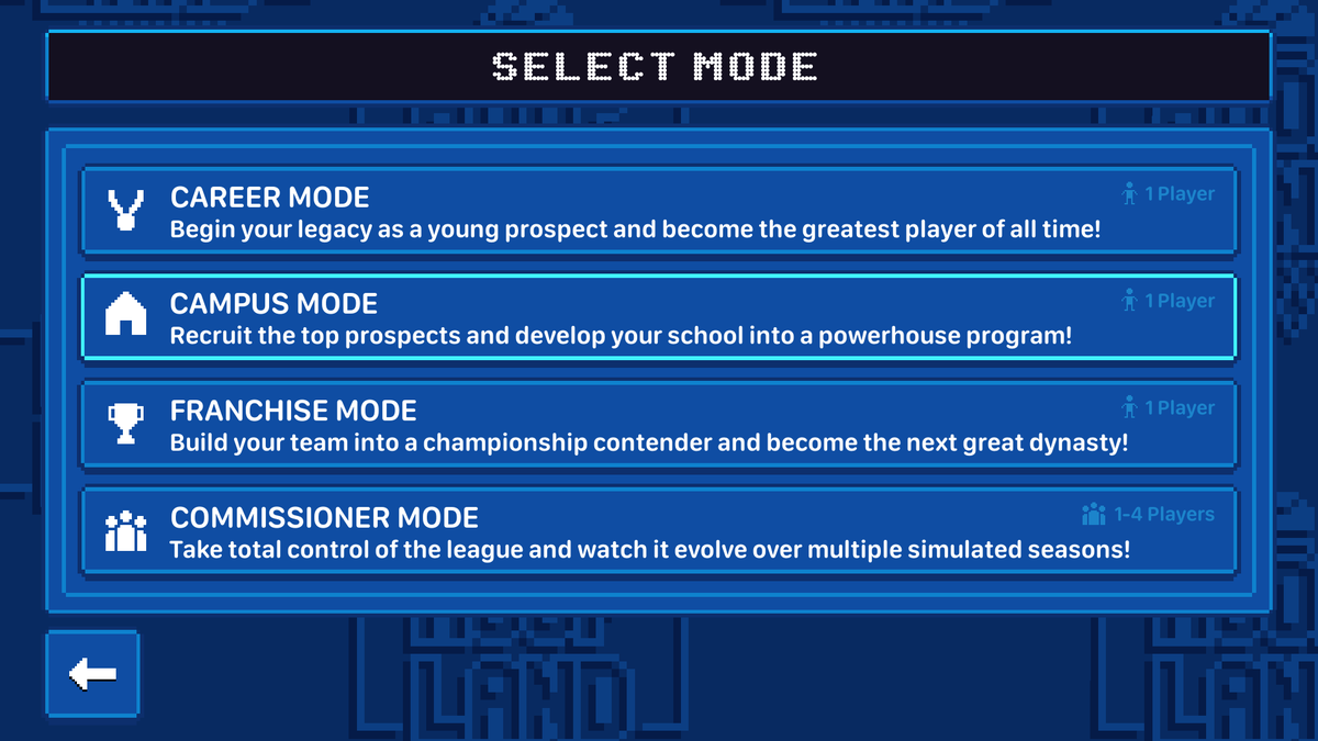 KoalityGame's tweet photo. Hoop Land Update Version 1.10 will be releasing next month on October 20th! This update adds Campus Mode, a new mode allowing you to take over a school and recruit the best prospects on your way to becoming a powerhouse program! #gamedev #indiedev #indiegame #screenshotsaturday https://t.co/L1EGFcX97q