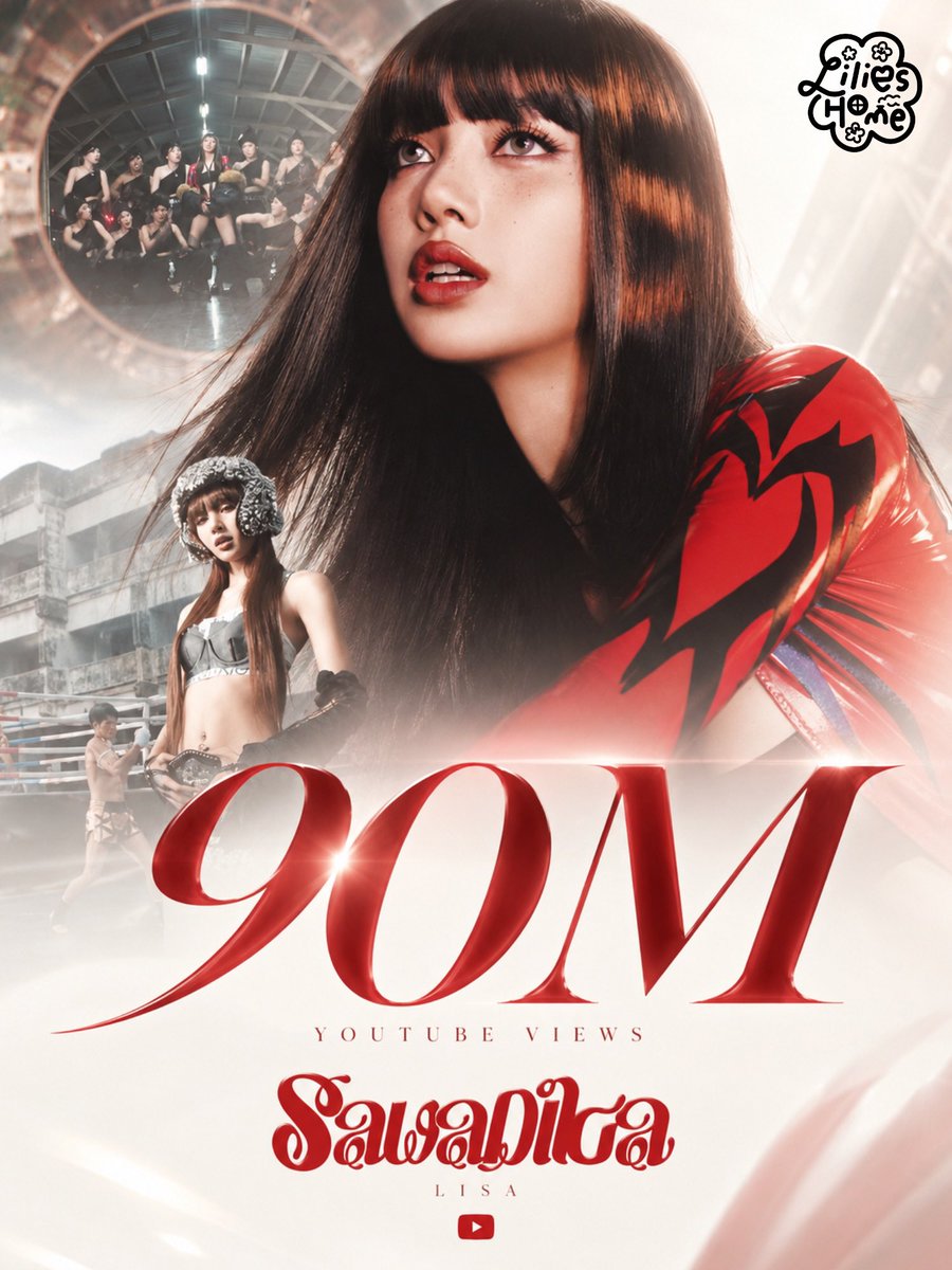 LiliesHome_'s tweet photo. 90 MILLION VIEWS!!! 🚨🔥

ตอนนี้ตุ๊กๆได้ทำการแซงขวาเข้าโค้งสุดท้ายสู่ 100 ล้านอย่างเป็นทางการแล้วค่ะ 😭💗 

ขอบคุณทุกคนที่ช่วยกันและจีพีที่คอยเติมน้ำมันให้น้อง SaWaDiKa มาตลอดทางนะคะ🫶

https://t.co/czWFB99Gt1

❤️‍🔥 Streaming Playlist 🔗
https://t.co/k0ft6mBGeL

SaWaDiKa OUT NOW
#Lisa_SaWaDiKa

🥯