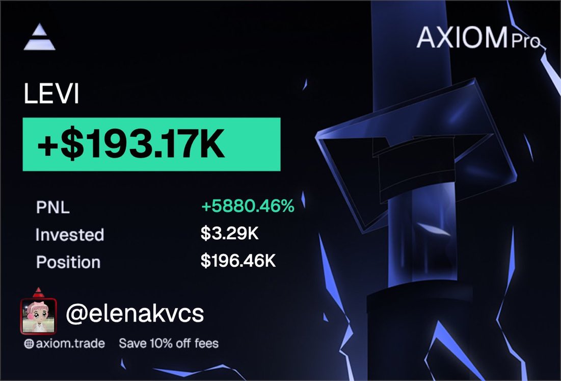 FalouFrases_'s tweet photo. this is what all those sleepless nights turned into.

pulled over $101k from $LEVI.

most would call it impossible, but once you understand the game, you realize nothing is out of reach.

i stayed locked in, and one thing must be clear:

i always believed 😭 https://t.co/RkNUWHRL8T