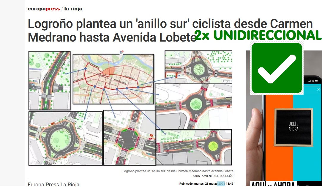 ciudadanabici's tweet photo. @JJSanMartin @pacoiglesiaslo @Eloymado @PSOELogrono @AytoLogrono @conrado_escobar @voxlarioja @DemandaCasco_ @Gardincha1 @NueveCuatroUno @forosocialrioja @EUAntiFraud @transportesgob @mitecogob @viviendagob @FVECINALESRIOJA @av_madrededios @FAPARioja @sagarrakeko @svlarioja ¿Dónde están los carriles🚴que @conrado_escobar reclamaba en campaña electoral para el nudo de #VaraDeRey? ¿Dónde las intersecciones protegidas del #CinturonSur que eran "como poner el agua corriente en las casas" en 2024 según @angelandres23?
Sólo 🚘🚘💀
https://t.co/sP9FEwJrOM https://t.co/qYy1bKL8pu