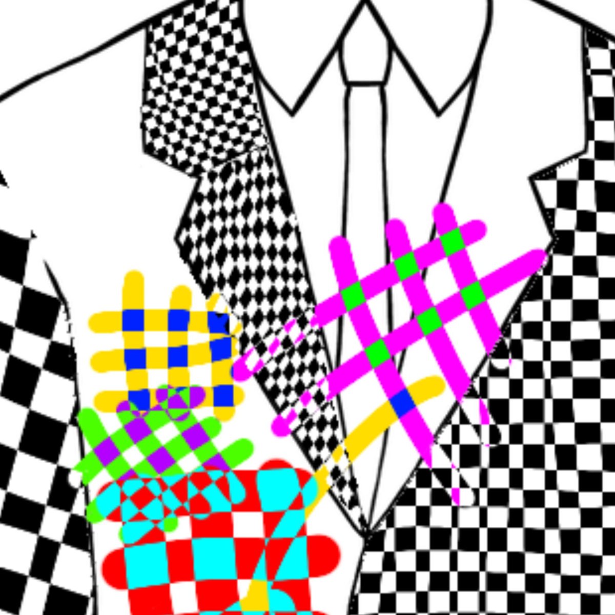 ___cyan18's tweet photo. なるほどーーーー
ペンのブレンドモードを｢反転｣にするとブロック/ダイヤチェック柄が描けるのかーーーーーー
(ただし補色)(ただし等間隔が難しい)

素材を変形させるのが手間なときに使えるようのそうでもないような⋯ https://t.co/cQAKaWjlVG