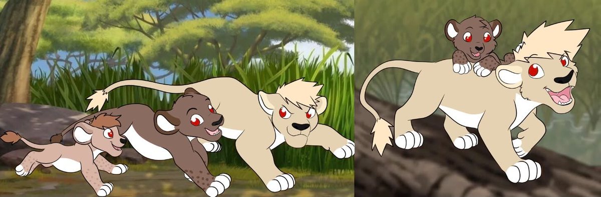 ScooterGrooter's tweet photo. Gotta love the kiddos and Anime Fam!
And make them cute lions!

Art dump for @/shelbyackerman100 (she provided the reference images)

#ikimonomidoriya #shelbybakugo #mhaoc #mhafanart #mhacanonxoc https://t.co/98kP67Ne6x