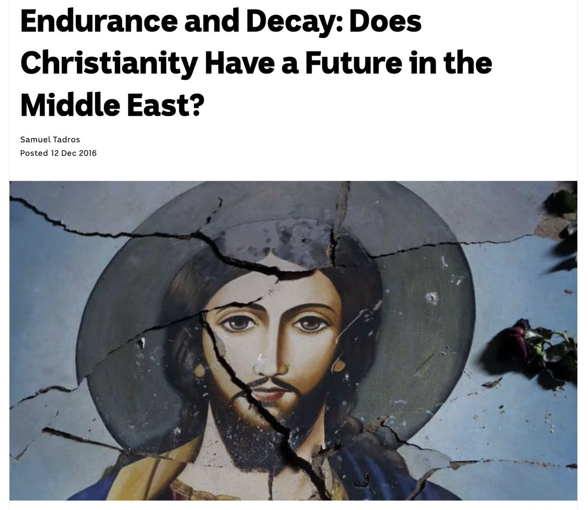 AramaicWire's tweet photo. History will be unkind to the “Christians” who not only oversaw the destruction of Middle Eastern Christianity, but accelerated its demise through their support of foreign wars that decimated Christian populations. 

Why are MENA Christians never part of the calculus? https://t.co/WLiXieNe7v