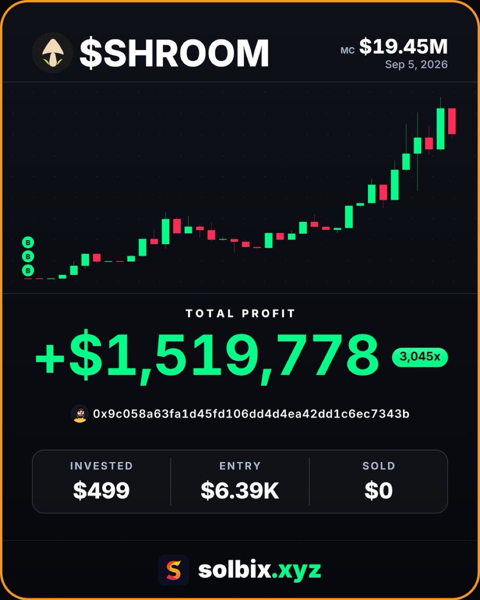 FalouFrases_'s tweet photo. $790 somehow became $700,954 profit on $shroom https://t.co/h52XQKNJQu