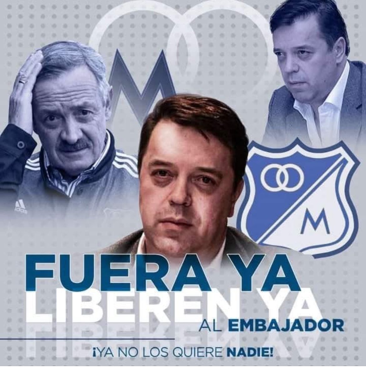 orgtomandosfc's tweet photo. El verdadero Cáncer en Millonarios es el Señor Serpa….. el verdadero y único enemigo de la institución y de la hinchada.

Entrevista a Bustos después de su salida. 

"Los acontecimientos fueron así, entrenamos en la mañana, después íbamos al hotel a almorzar, el plantel llega al mediodía, y en unos minutos después Ariel (Michaloutsos) tiene una llamada y me comunica a mí que Gustavo (Serpa) había dicho que no dirigía el partido de mañana (el clásico frente a Santa Fe) e inmediatamente fue un balde de agua fría para todos. Yo le dije a Ariel: 'estoy aquí con los jugadores, decime bien', y a las 4-5 de la tarde llegó el presidente Enrique (Camacho) y dio la cara, diciendo que era un cambio, algo inexplicable totalmente. Y luego, al otro día, el día del partido recibo una llamada de Gustavo disculpándose con la forma, por el proceder. Para mí se maneja muy mal, como se manejan muchas cosas en la institución, es un hermoso club y tiene una gran hinchada, pero las decisiones son antifutbolísticas. Yo tengo muchos años de fútbol, conocemos el camino y nunca me ha pasado una situación de estas; el mayor error que tiene es que muchas decisiones no se manejan como un club de fútbol, sino como una empresa".

#Millonarios #futbol #ConLaAzulPuesta #soccer #footballmatch